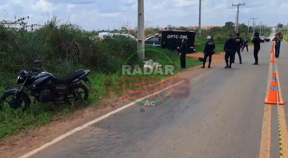 Tragédia na Transacreana: duas crianças morrem em acidente de moto e pais são levados ao Pronto-Socorro de Rio Branco