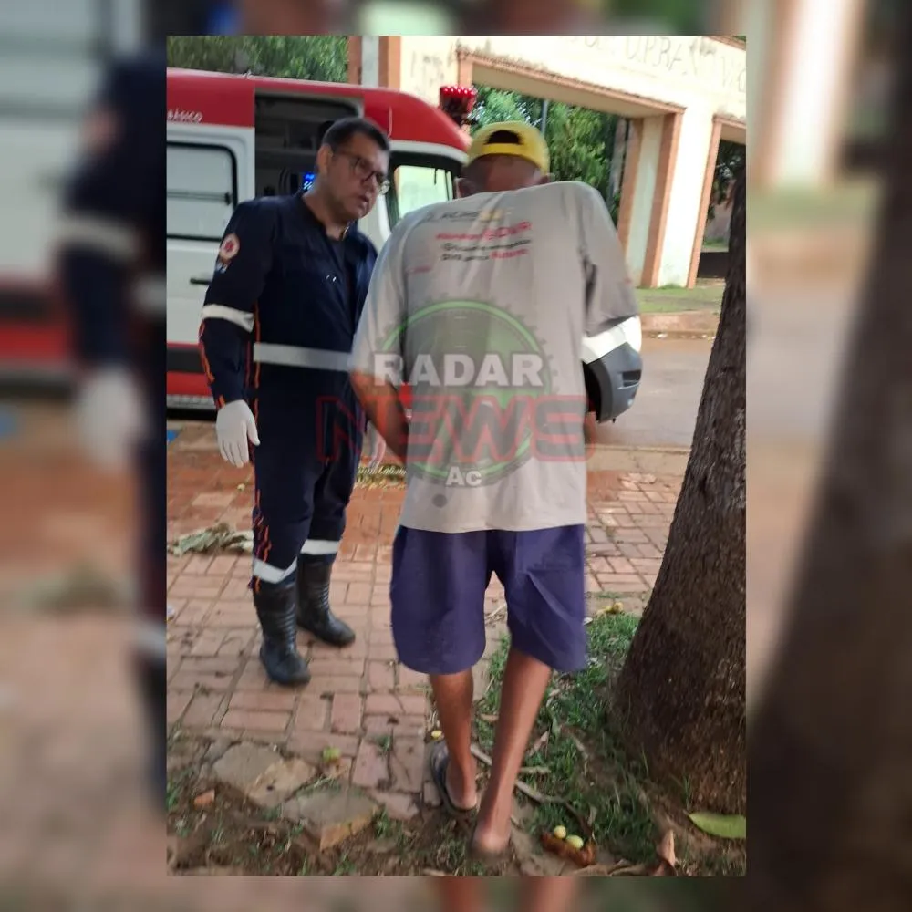 Deficiênte físicoe e agredido com tijolada após discussão por cachaça  em rio branco