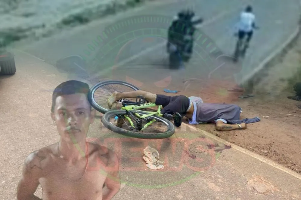 VÍDEO; Homem morto com seis tiros enquanto andava de bicicleta era irmão de integrante de facção rival, em Rio Branco.