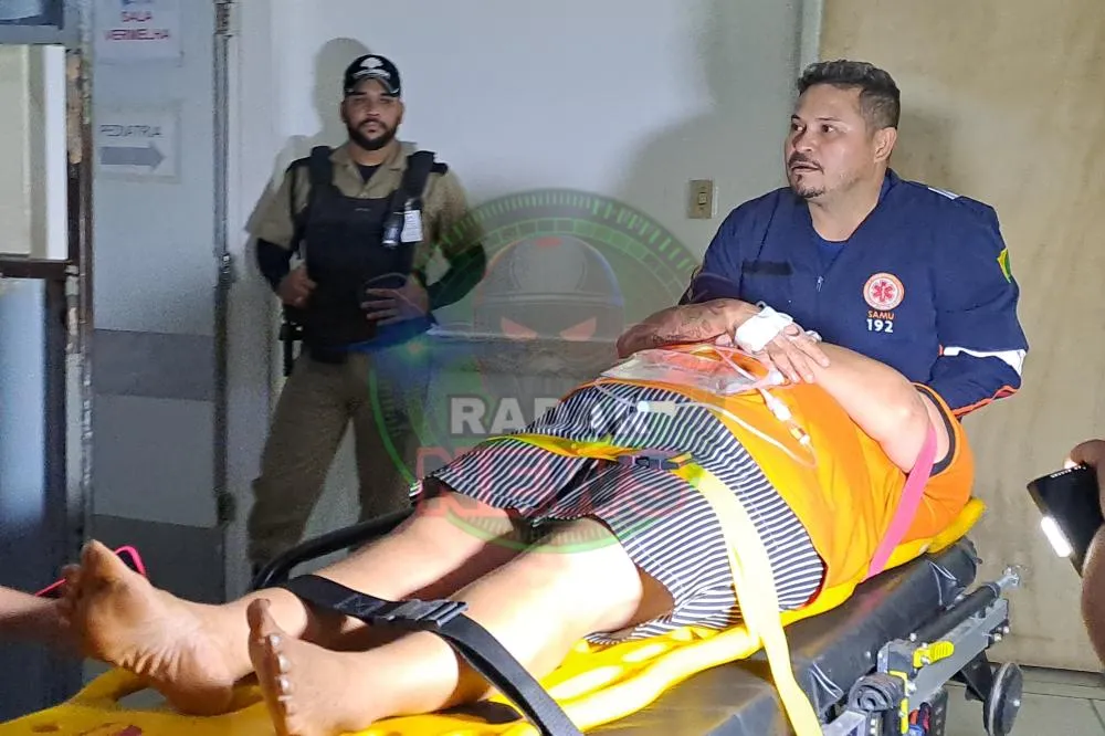 Casal Sofre Acidente e Mulher Fica Ferida em Porto Acre