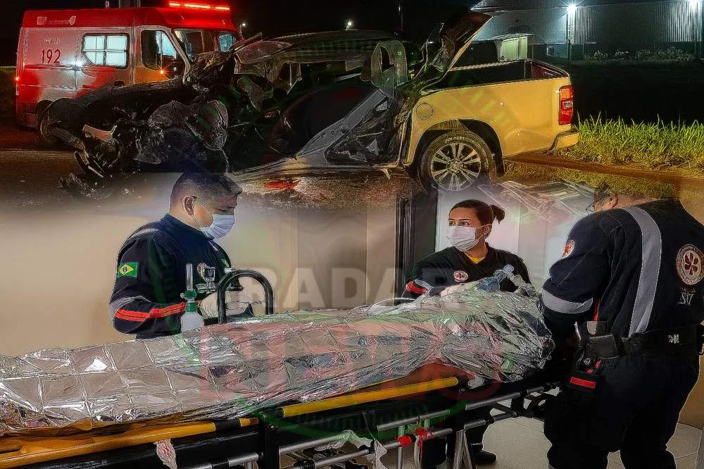 Acidente de Trânsito na BR-364: Motorista da caminhonete Fica Preso às Ferragens em Rio Branco