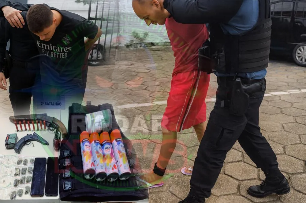 Força Tática do 2º Batalhão prende dois homens suspeitos de ataque contra facção rival em Rio Branco