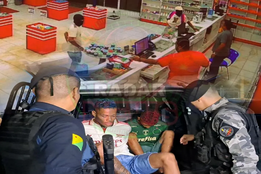 Suspeitos de Organização Criminosa são Presos pela Polícia Militar de Rio Branco após Assalto a Farmácia e Sequestro de Motorista de Aplicativo