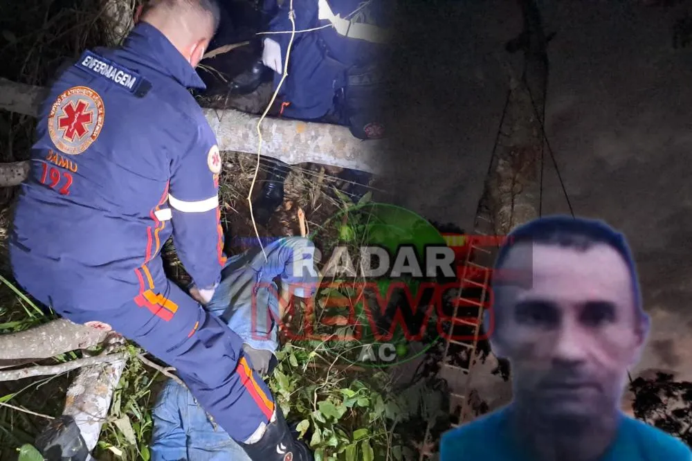 TRAGÉDIA: trabalhador rural cai de árvore de aproximadamente 30 metros de altura na zona rural de Rio Branco.