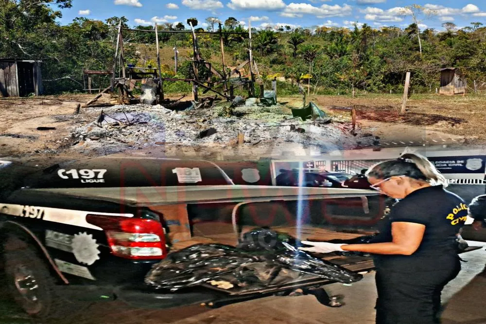 URGÊNCIA: Chacina deixa pelo menos cinco pessoas mortas e casa incendiada após reunião do crime sai do controle.