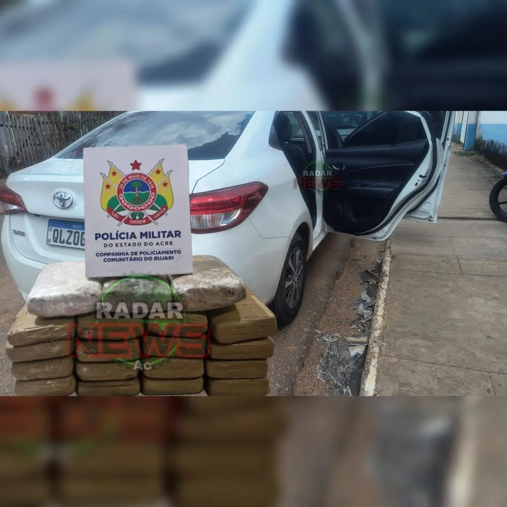 Polícia militar prede homem em veículo na BR-364 transportando mais de 19 kg de Drogas em caixa térmica